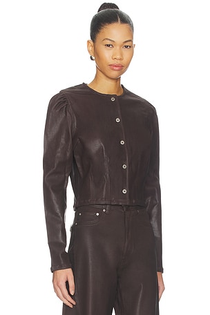 DL1961 Sculpted Top in Chocolate