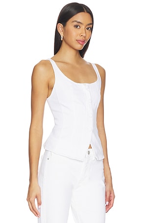 Dl1961 top blusa lisa en color blanco