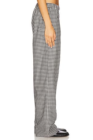 Darlin Gingham Pant in Black