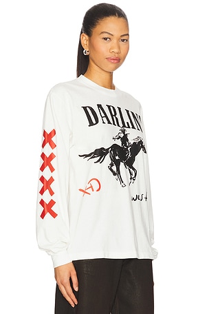 Darlin Horseman Top in Ivory