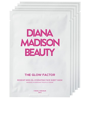 The Glow Factor Face Mask 5 Pack Diana Madison Beauty