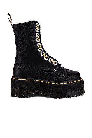 Martens Quad Retro Sinclair Hi Max Boot in Black REVOLVE