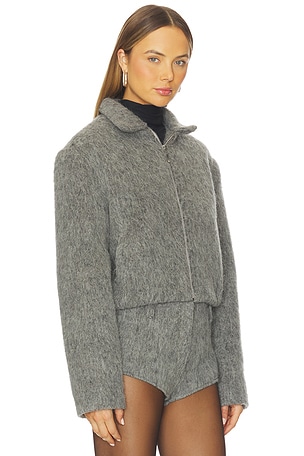 Diana Milkanova Studio Fuzzy Jacket in Grey