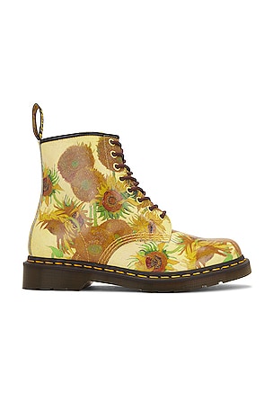 靴 Dr.Martens 1460 THE NATIONAL GALLERY 1460 Sunflowers The National Gallery 8 Eye Boot — Downes