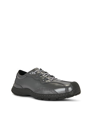 Dr. Martens Satin Finish Leather Aurix 5i Shoe in Grey. Size Mens 10 / Womens 11. Also