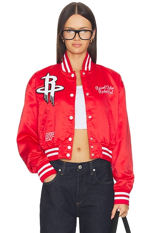 Dannijopro chaqueta houston rockets en color rojo