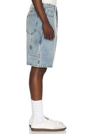 Dunst Classic Carpenter Denim Shorts in Blue