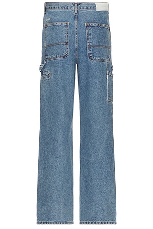 Dunst Patched Carpenter Jeans in Blue