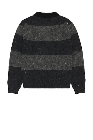 Dunst Chunky Rugby Sweater in Grey