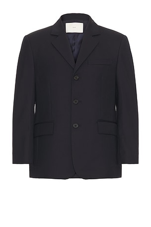 Classic 3 Button Wool Blazer Dunst