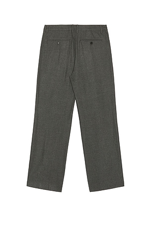 Dunst Pleated Wide Slacks in Grey