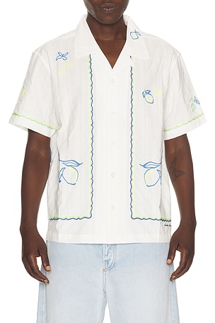Hand Drawing Open Collared Shirt Dunst