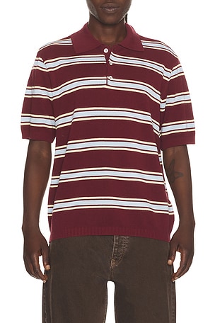 Multi Striped Polo Dunst