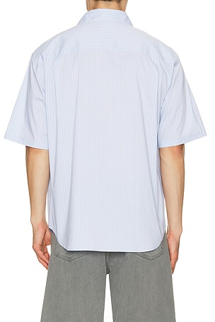 Dunst Oversized Half Sleeve Shirt in Blue