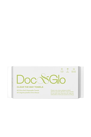 CLEAR THE WAY DISPOSABLE TOWEL WIPES 60 COUNT フェイスワイプス Doc & Glo