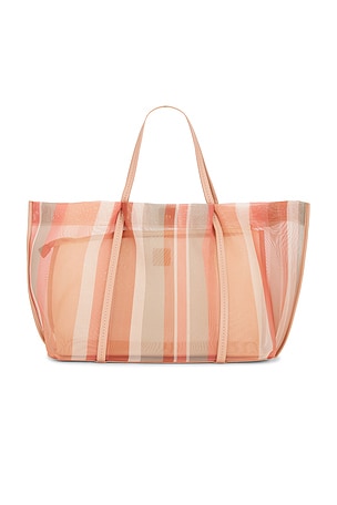 Dolce Vita Aislin Large Mesh Shopper Bag in Pink
