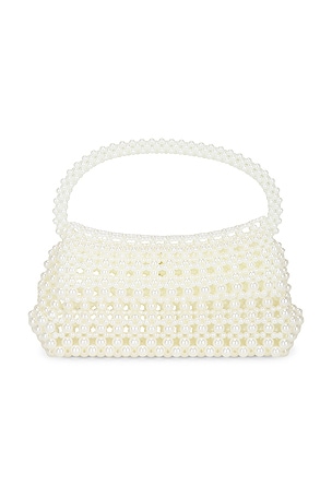 Dolce Vita Elloise Pearl Top Handle Bag in Ivory