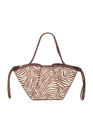 Dolce Vita Maro Raffia Tote Bag in Zebra