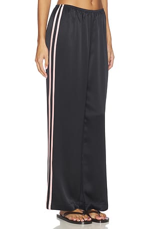 PANTALÓN SENCILLO DE RAYAS DE SEDA DONNI.