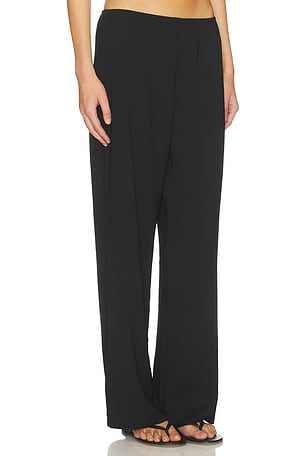 DONNI. The Crepe Simple Pant in Black. Size S. Also