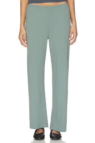The Pointelle Simple Crop Pant DONNI.