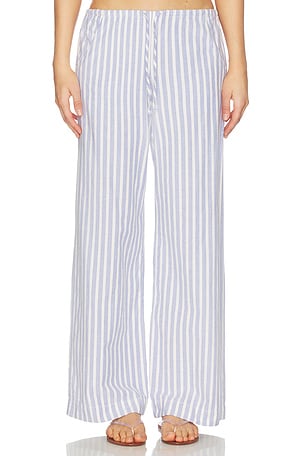 The Oxford Stripe Drawstring Pant DONNI.