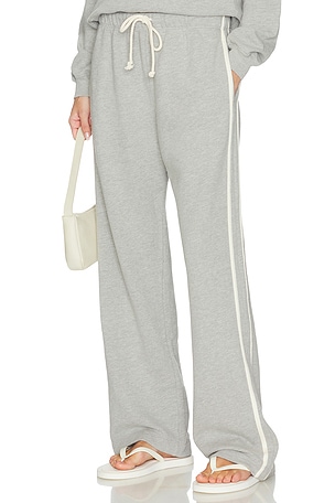 The Eco-Terry Stripe Crop Pant DONNI.