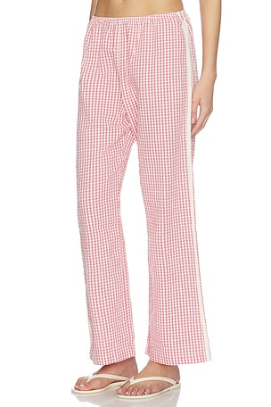The Cotton Gingham Stripe Crop Pant DONNI.