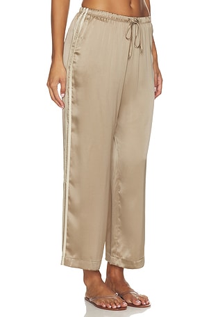 PANTALON CROPPED THE SILK STRIPE CROP PANT DONNI.