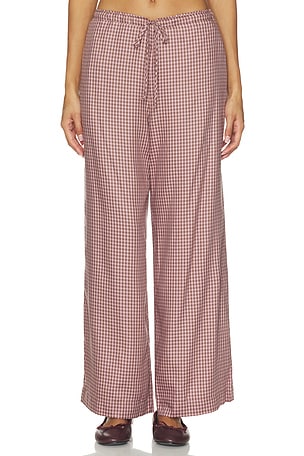 The Tencel Plaid Tie Pant DONNI.