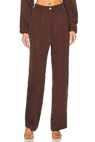Brown High Twist Contemporary Trousers – Edward Sexton