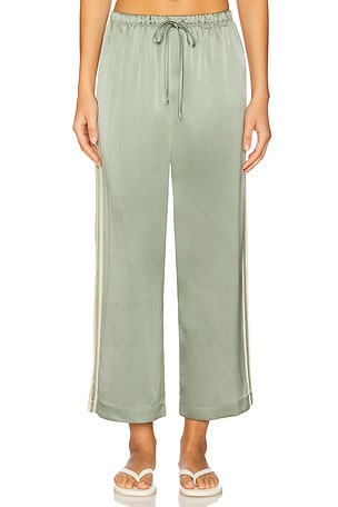 Silk Stripe Crop Pant DONNI.