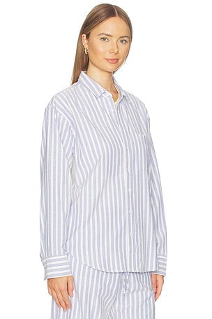 DONNI. The Oxford Shirt in Blue,Yellow. Size M. Also