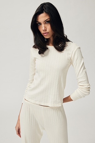 Pointelle Long Sleeve DONNI.