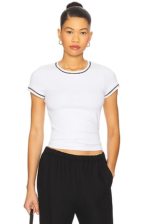 Baby Rib Contrast Tee DONNI.