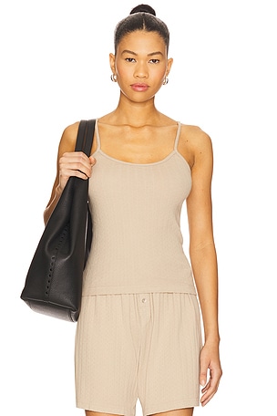Pointelle Cami Tank Top DONNI.
