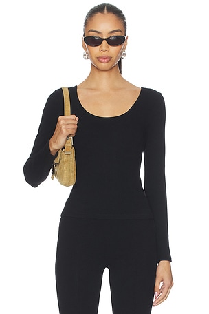 The Rib Scoop Long Sleeve DONNI.