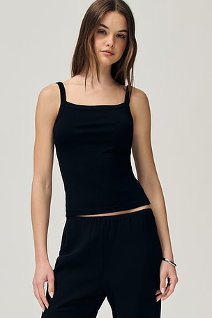 The Baby Rib Square Neck Tank DONNI.
