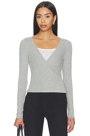 The Baby Rib Criss Cross Long Sleeve DONNI.