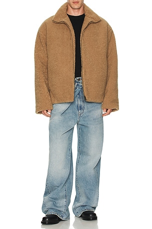 Ined Fold Over Denim Pants DARKPARK