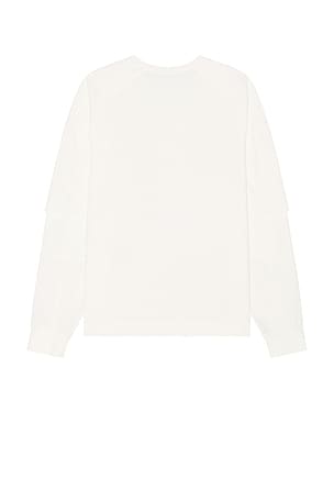 DARKPARK Troy Double Sleeve Tee in White