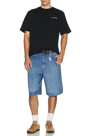 Monogram Denim Shorts Daily Paper