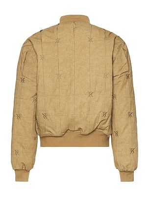 Daily Paper Rasal Bomber Jacket in Brown