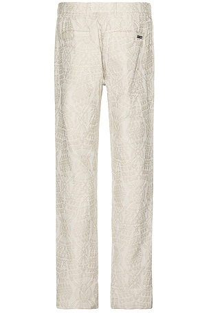 Daily Paper Zuri Macrame Jacquard Pants in Cream