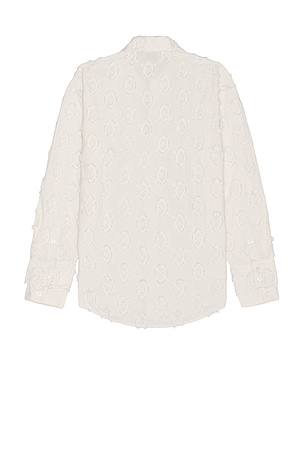 Daily Paper Trophy Shield Shirt in Grey