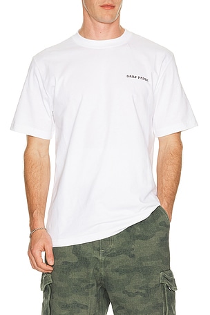 Daily Paper Chain Shield T-Shirt in White