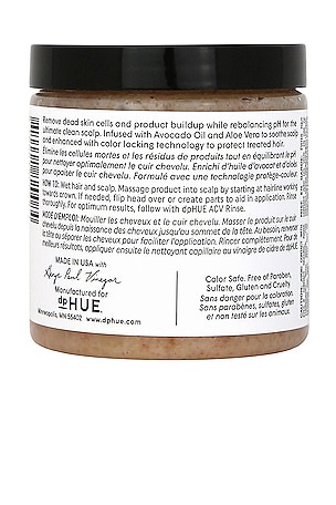 Dphue exfoliante del cuero cabelludo apple cider venegar en color belleza: N/A