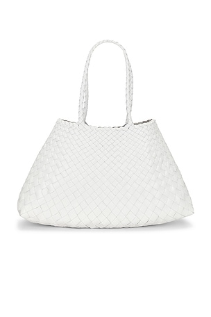 Dragon Diffusion Santa Croce Large Tote in White