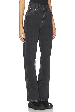 Dr. Denim Echo Straight Jeans in Black. Size 30. Also