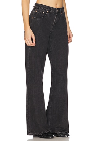 Dr. Denim Rhue Wide Leg Jeans in Black. Size 31. Also
